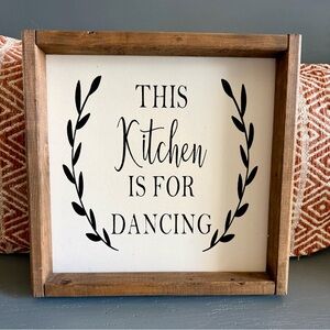 Wooden Kitchen Wall Art Sign